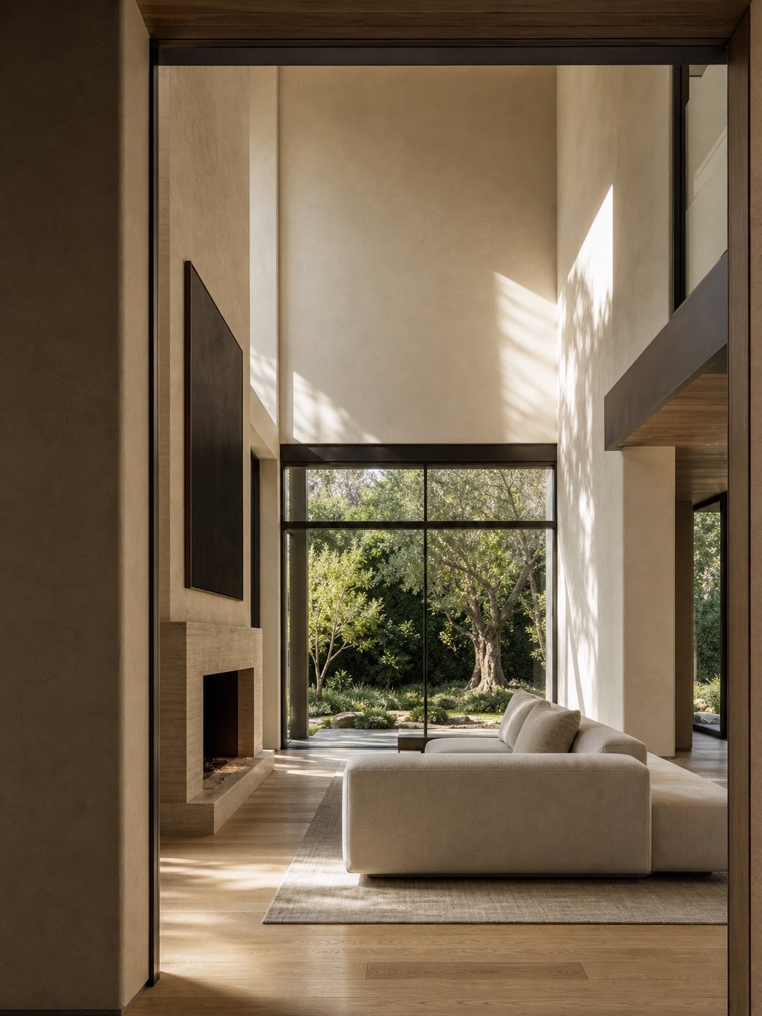 Editorial interior of a contemporary luxury home